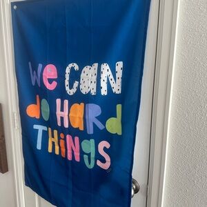 Callie Danielle Designs Blue Wall Hanging Decor We Can Do Hard Things